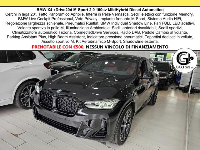 BMW X4 X4 xdrive20d mhev 48V Msport auto - Immagine 1
