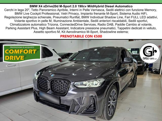 BMW X4 XDrive20d M-Sport C20" TETTO Navi CAM LED Clima3Z - Immagine 1