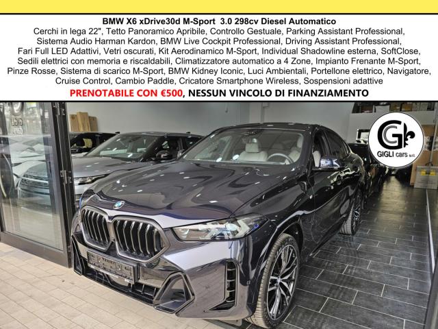 BMW X6 M-Sport C.22 Tetto Navi CAM360 HarmanKardon MSport - Immagine 1