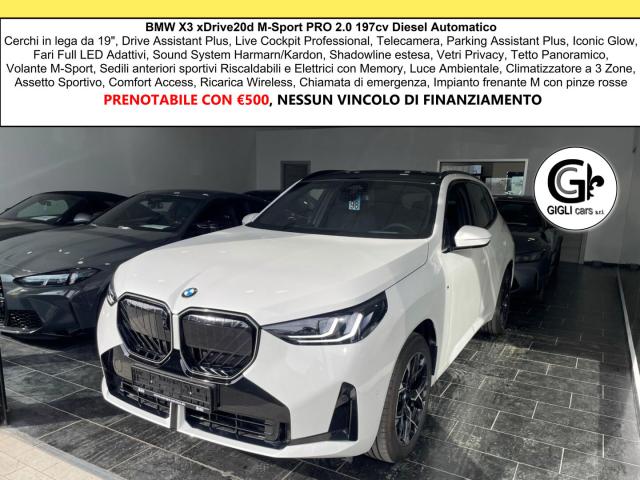 BMW X3 XDrive20d M-Sport PRO NEW MODEL C19" Tetto MSport - Immagine 1