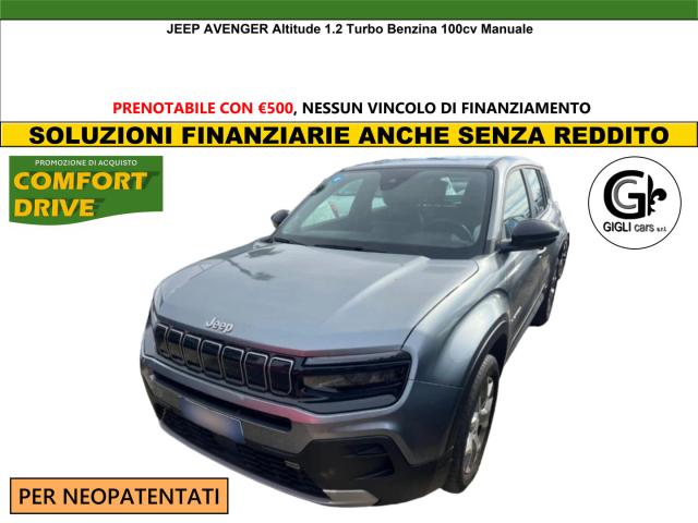 Jeep Avenger Altitude 1.2 Turbo Benzina Manuale Neopatentati - Immagine 1